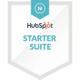 Label mit HubSpot Logo und Lizenzname